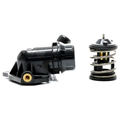 Abbildung von METZGER 4006368 Kühlwasserthermostat 87 mit Dichtung Gehäuse BMW: X3, X4, 5 Touring