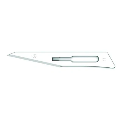 Abbildung von GIMA Sterile Einwegklinge, aus Kohlenstoffstahl, Nr. 11, 100er Pack, 27001