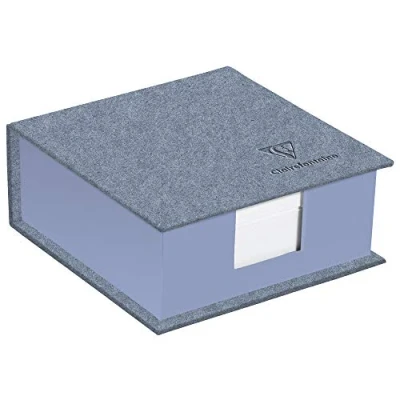 Abbildung von Clairefontaine 83522C Memoblock Jeans &amp; Cocoa, 11 x 5cm, 320 Blätter, blanko, ideal für Notizen, 1 Stück,