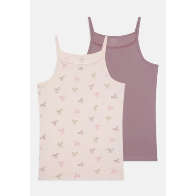 Abbildung von Name it kids Mädchen Barely Pink Nkfstrap Top 2P Bow Noos, Numeric_158 (2er Pack)