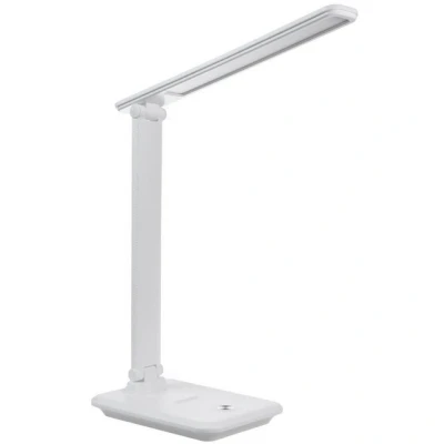 Abbildung von Maclean LED Schreibtischlampe MCE614, Schreibtischleuchte weiß/schwarz