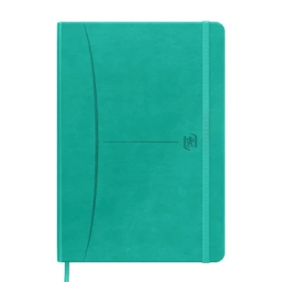 Abbildung von Oxford Notizbuch A5 punktkariert, Signature, 208 Seiten, Hardcover mit Kunstleder, türkis, 1 Stück