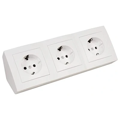 Abbildung von MCPOWER Schalter Steckdosenblock Flair, 3 fach, 16A/250V