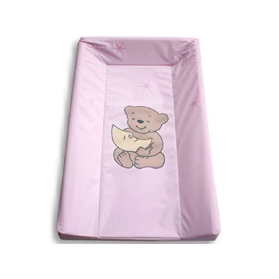 Abbildung von Wickeltisch Wickelbrett Wickelplatte Wickeltischauflage 80x50 cm Phthalatfrei rosa