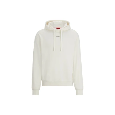 Abbildung von HUGO DAPO Kapuzenpullover, Herren, Größe: Large, Open white