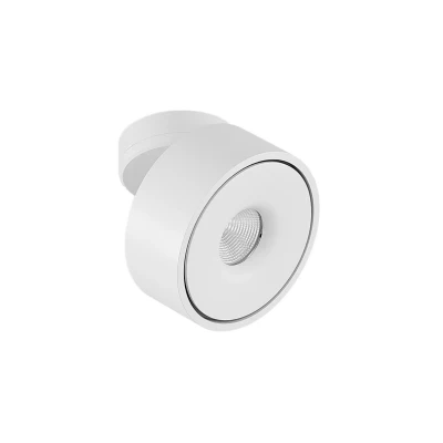 Abbildung von Arcchio LED Deckenleuchte Rotari, dimmbar, Leuchtmittel fest verbaut, warmweiß, Modern, Aluminium, weiß, inkl. Leuchtmittel, Lampe