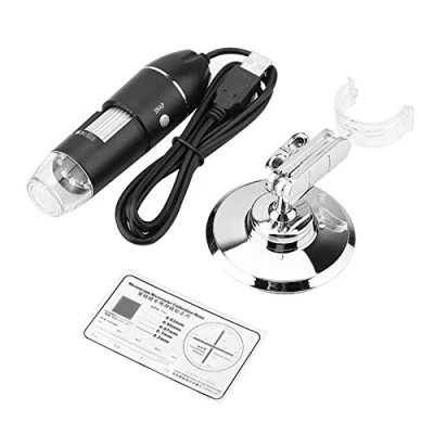 Abbildung von DC 5V 1A USB Mikroskop 50X 500X 2MP Digital Mini Handy Mikroskop, LED Lupe für Computer Telefon Endoskop