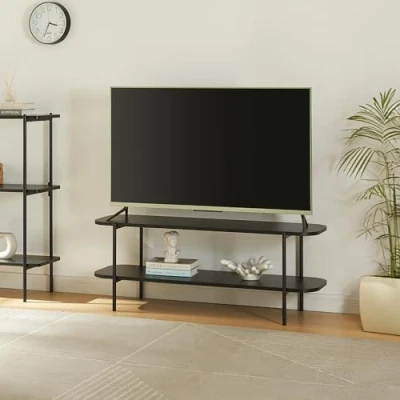 Abbildung von en.casa TV Regal, »Samnanger« Metall 120 x 40 45 cm Schwarz