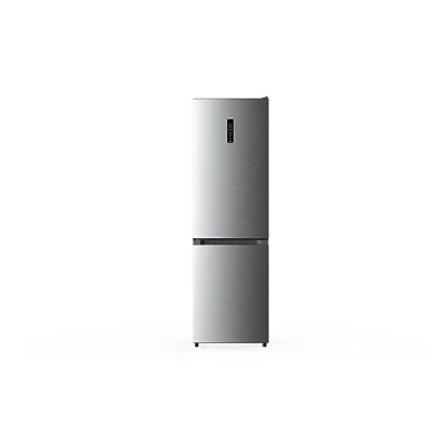 Abbildung von PKM KG314ENFIX Kühl Gefrierkombination Inox 310 L/185 cm/95 Liter 4 Sterne Gefrierfach/Frostfrei/41 dB/Wechselbarer Türanschlag