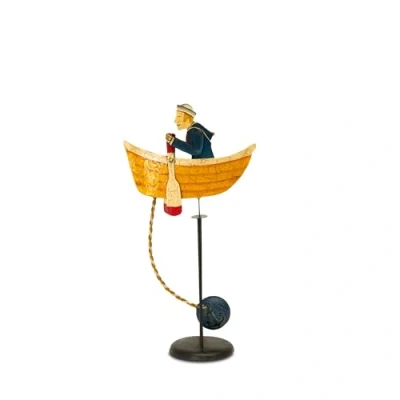Abbildung von Authentic Models Balance Figur, Pendelfigur Motiv: Salty Dog, Matrose im Boot Höhe: 54 cm