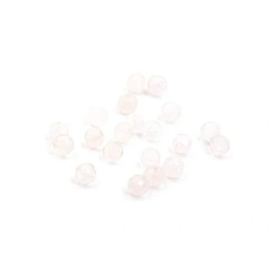Abbildung von Vintageparts Perlen aus natürlichem Rosenquarz 3mm 20 Stück zum Schmuck selber basteln