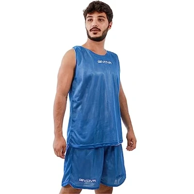 Abbildung von Givova Herren Kit Double Basketball Set, Hellblau/Weib, XXXS EU