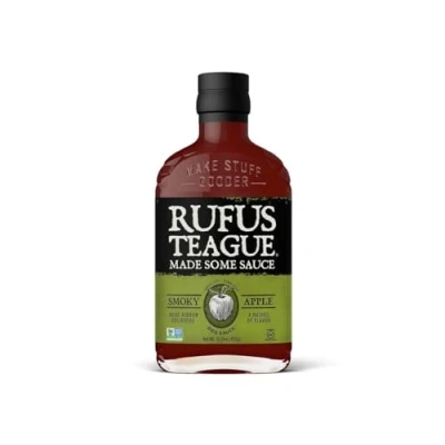 Abbildung von RUFUS TEAGUE Smoky Apple BBQ Sauce (432 g), klassische Grillsauce mit Apfel, rauchig mild im Geschmack, glutenfrei und ohne GMOs/GVOs
