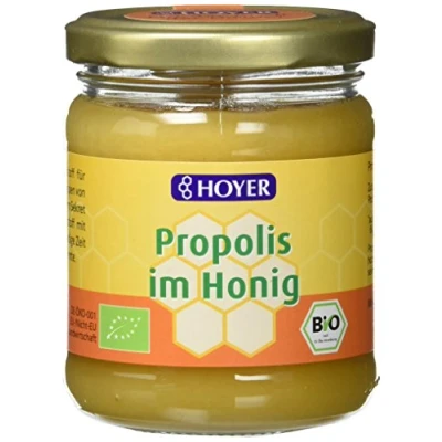 Abbildung von Hoyer Propolis im Honig Bio Produkt, 2er Pack (2 x 250 g)