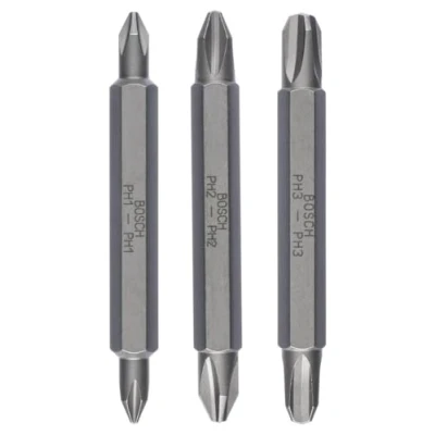 Abbildung von Bosch BITS DOBBEL PH1/2/3 L:60MM 3 STK