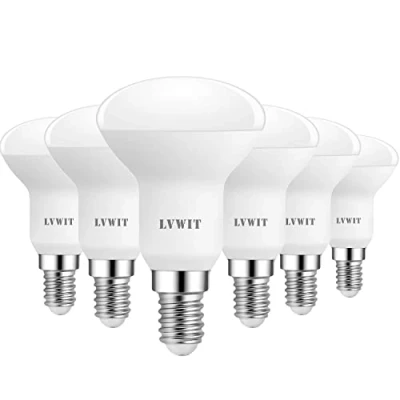 Abbildung von LVWIT E14 LED Lampe Warmweiß 7.2W, 806 lm Reflektorlampe 2700K, Reflektor R50 Strahler ersetzt 60W Glühbrine, 6er Pack