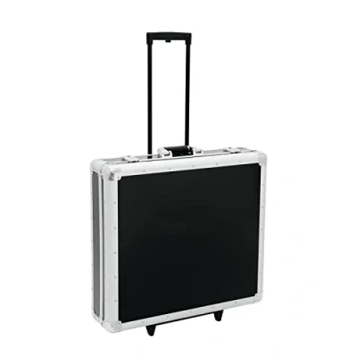 Abbildung von ROADINGER CD Case, schwarz, 200 CDs, mit Trolley Case Trolleyfunktion, schwarz
