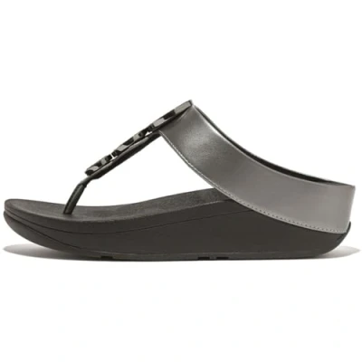 Abbildung von Fitflop Halo Bead Circle Metallic Sandalen EU 42