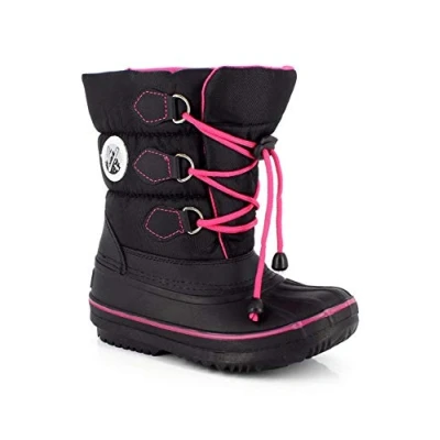 Abbildung von KIMBERFEEL Avalanche, Unisex Kinder Winterstiefel, Schwarz/Rosa, 43 EU
