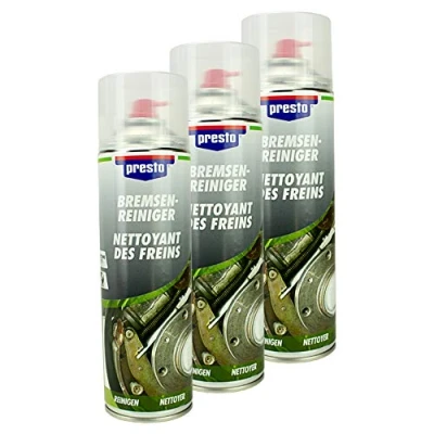 Abbildung von Presto 3X BREMSENREINIGER BREMSEN Reiniger Pflege WARTUNG Reinigung 500 ml 30618