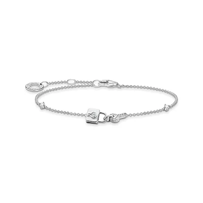 Abbildung von Thomas Sabo Damen Armband Schloss Zirkonia 925 Sterlingsilber A2040 051 14 L19V