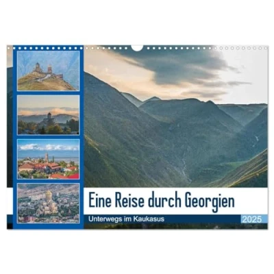 Abbildung von Eine Reise durch Georgien (Wandkalender 2025 DIN A3 quer), CALVENDO Monatskalender