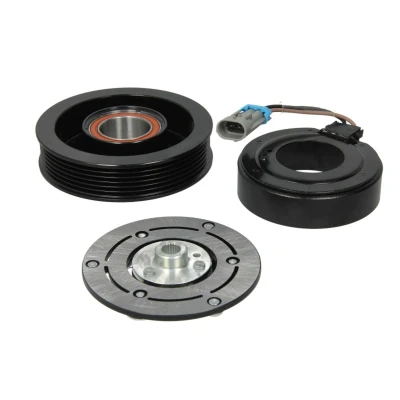 Abbildung von THERMOTEC KTT040180 Magnetkupplung SANDEN PXV, SD7V16 OPEL: Vectra C Caravan, CC, Limousine, SAAB: 9 3 Limousine
