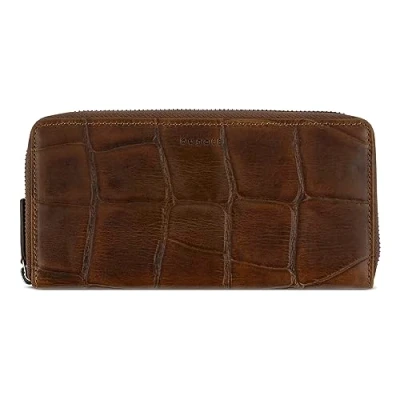 Abbildung von bugatti Nevio LONG WITH ZIP Geldbörse, Damen, Größe: One Size, Cognac