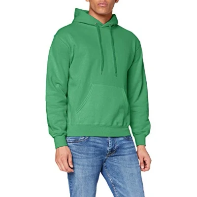 Abbildung von Fruit of the Loom Herren Kapuzenpullover, Grün (Kelly Green), Medium