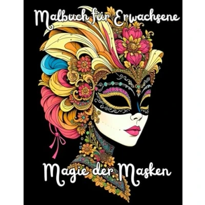 Abbildung von Magie der Masken Malbuch für Erwachsene: Ein Ausmalbuch mit kunstvollen und geheimnisvoller Mystik. Anti Stress Buch zum Stressabbau, zur ... Leben erweckt durch deine Farben)