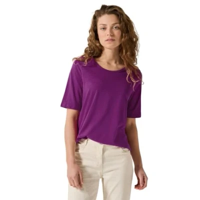 Abbildung von Cecil Tshirt basic, Damen, Größe: Large, Pink