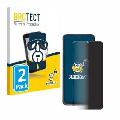 Abbildung von BROTECT (2 Stück Anti Spy Blickschutzfolie für Cubot X70 Privacy Screen Protector [Displayschutz Folie, Sichtschutz, Blaulichtfilter]