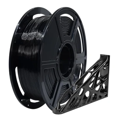 Abbildung von FLASHFORGE Hochgeschwindigkeits PETG Filament, 1,75 mm, verbesserte Schlagfestigkeit, 3D Drucker 1 kg Spule, Maßgenauigkeit +/ 0,02 passend für die meisten FDM (schwarz)