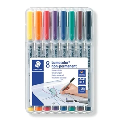 Abbildung von Staedtler Folienstift Lumocolor B nonpermanent 8St
