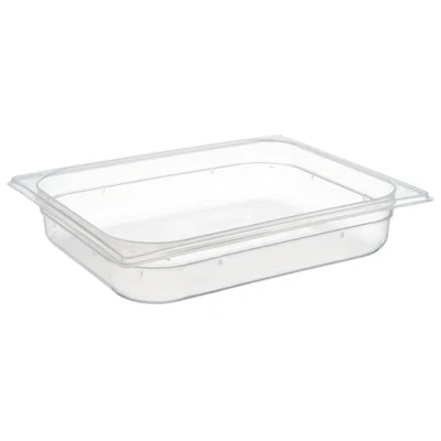 Abbildung von APS 82112 GN Behälter 1/2, 32,5 x 26,5 cm, 65 mm tief, 3,9 Liter, Skalierung, Polypropylen