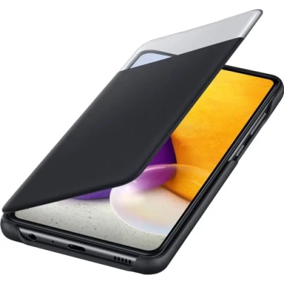 Abbildung von Samsung Smart S View Wallet Cover für A725 Galaxy A72 Black