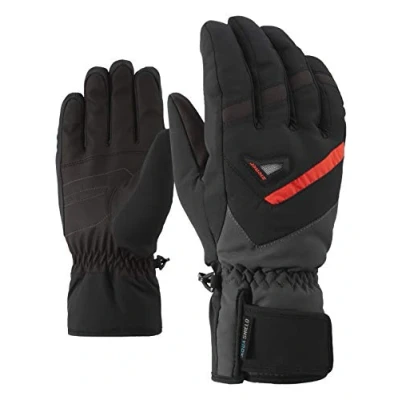 Abbildung von Ziener Herren GARY AS glove Ski alpine handschuhe / Wintersport wasserdicht, atmungsaktiv, schwarz (black/graphite), 6.5
