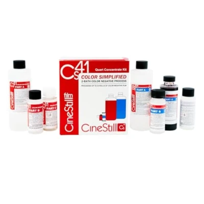 Abbildung von CineStill CS41 Liquid Developing Quart Kit für die Verarbeitung von C 41 Farbe Negativfilm