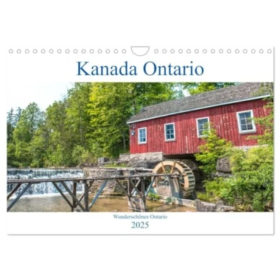 Abbildung von Kanada Ontario Wunderschönes (Wandkalender 2025 DIN A4 quer), CALVENDO Monatskalender