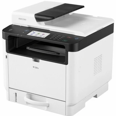 Abbildung von RICOH PRINTER M 320FB MFP 32PPM 256MB 600X600 PRNT/CPY/SC, CE18742, Schwarz