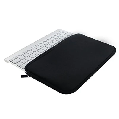 Abbildung von Neopren Staubschutzhülle von Wommty für kabellose Bluetooth Tastaturen, kompatibel mit folgenden Modellen: Apple MC184LL/B, MC184CH und MLA22LL/A Logitech Easy Switch K810 / K811.