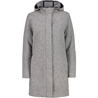 Abbildung von CMP Damen Long Coat Wooltech Longcoat, Grey Mel, D34