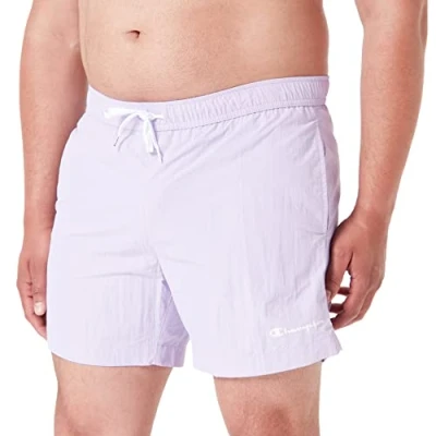 Abbildung von Champion Herren Legacy Beachshorts Ac Small Logo Badehose, Lavendel, L
