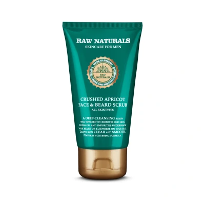 Abbildung von Raw Naturals Crushed Apricot Face &amp; Beard Scrub
