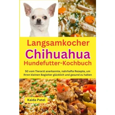 Abbildung von Langsamkocher Chihuahua Hundefutter Kochbuch: 50 vom Tierarzt anerkannte, nahrhafte Rezepte, um Ihren kleinen Begleiter glücklich und gesund zu halten