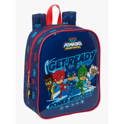 Abbildung von Safta PJMASKS Ready Kinderrucksack, Schulrucksack, anpassbar an den Wagen, ideal für Kindergärten, bequem und vielseitig, Qualität Widerstandsfähigkeit, 22 x 10 27 cm,
