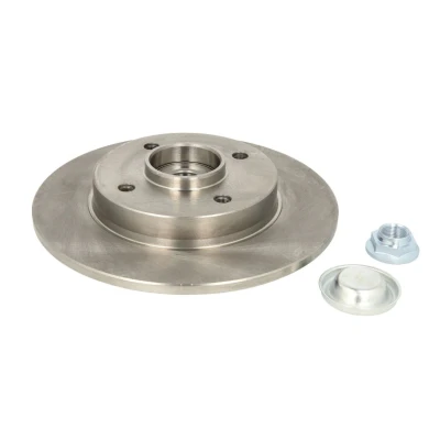 Abbildung von ABE C4C017ABE Bremsscheibe Hinterachse 249 9 4 voll mit Mutter, ABS Sensorring, Kappe, Radlagersatz PEUGEOT: 207 Schrägheck, 307 CC