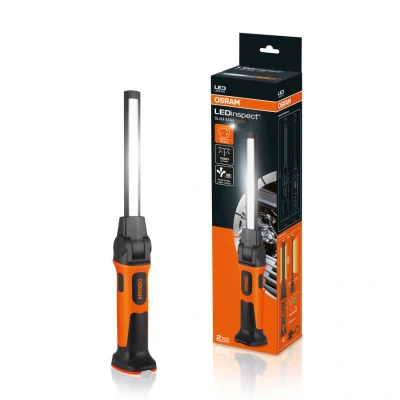 Abbildung von OSRAM LEDIL410 LEDinspect Slim MAX1000, schlanke Inspektionsleuchte, 6000K, wiederaufladbare LED Arbeitsleuchte, magnetisch, biegsam, inkl. Haken