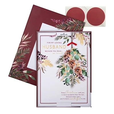 Abbildung von Hallmark Weihnachtskarte für Verlobte, Motiv: Forever Friends