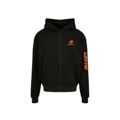 Abbildung von LOTTO Herren Sweatshirt Kapuzenpullover, Schwarz, M Kurz